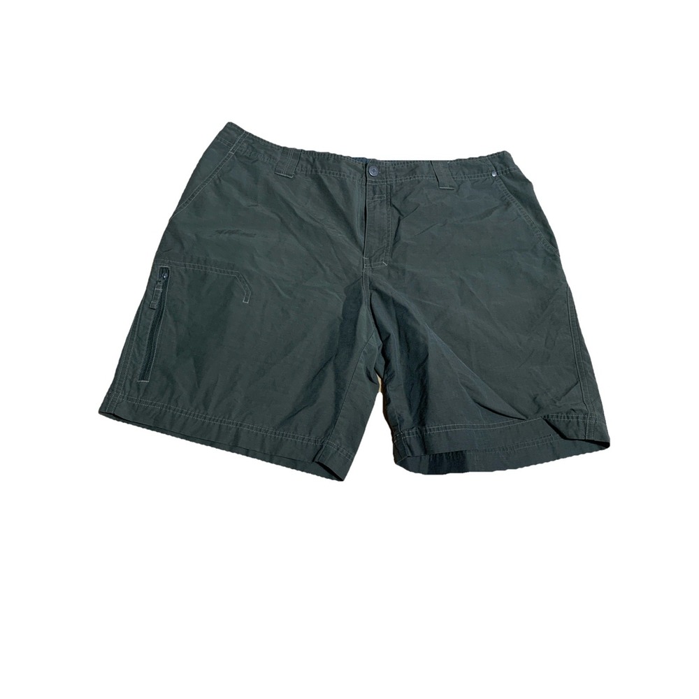 Columbia Omni-Shield Cargo Shorts Men 38x9‎ Green  Outdoor Sun Protection